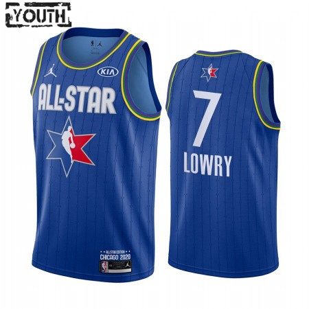 Canotte Bambino Toronto Raptors Kyle Lowry 7 2020 All-Star Jordan Brand Blu Swingman
